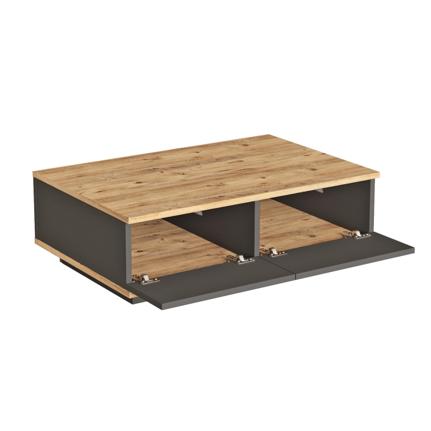 Salontafel NEL grenen/antraciet