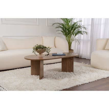 Salontafel NEL notenhout