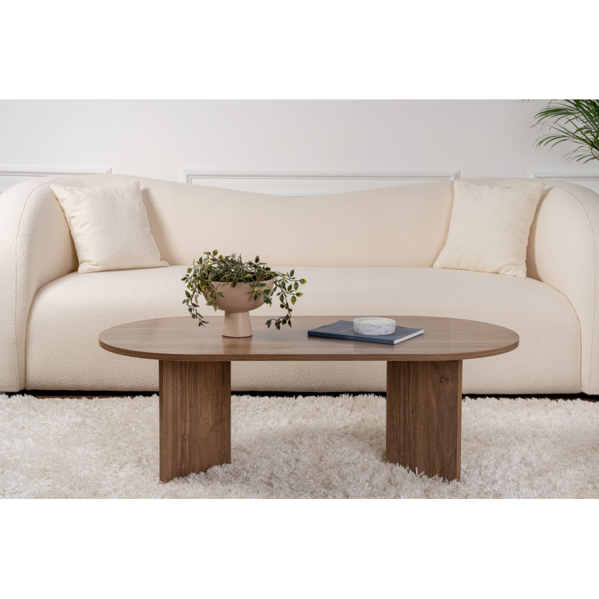 Salontafel NEL notenhout