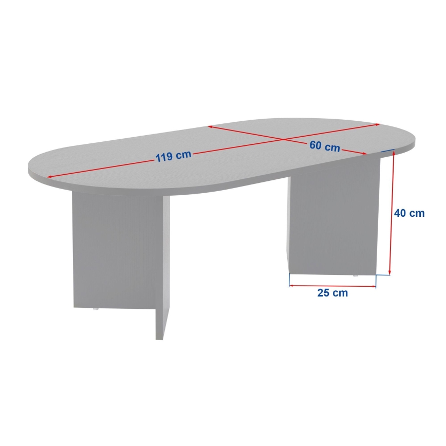 Salontafel NEL notenhout