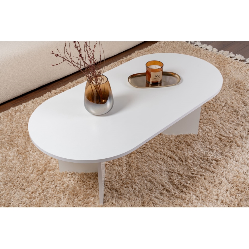 Salontafel NEL wit