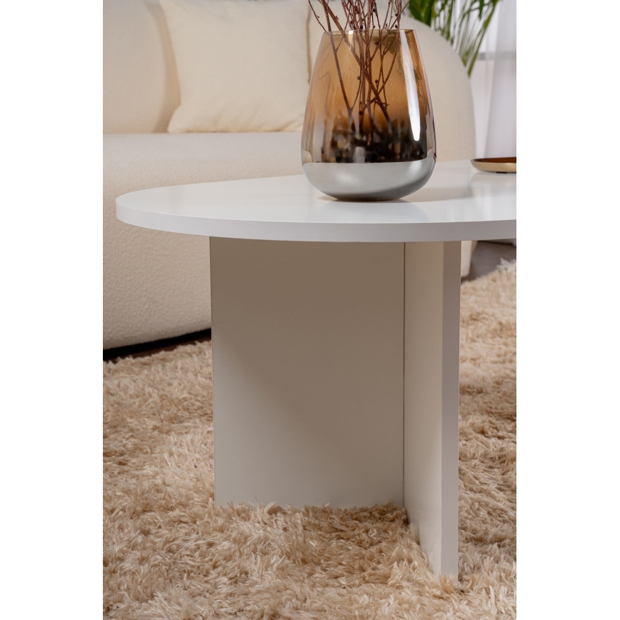 Salontafel NEL wit