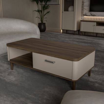 Salontafel NOR bruin/beige