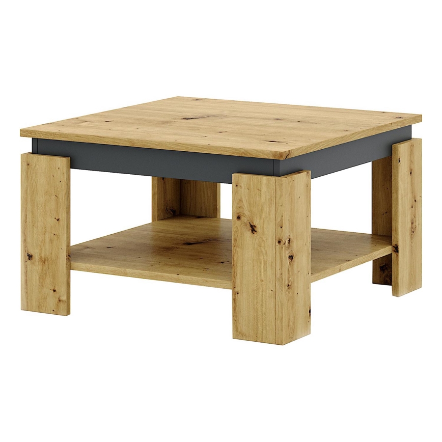 Salontafel OLAF artisan eiken/antraciet