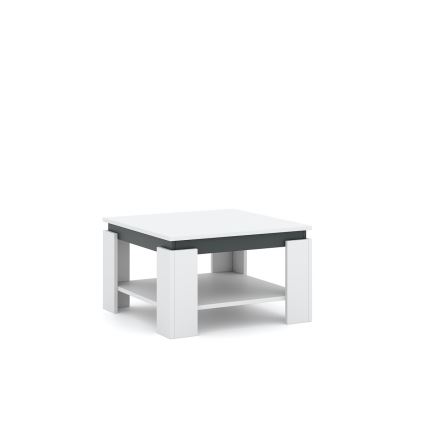 Salontafel OLAF wit/antraciet