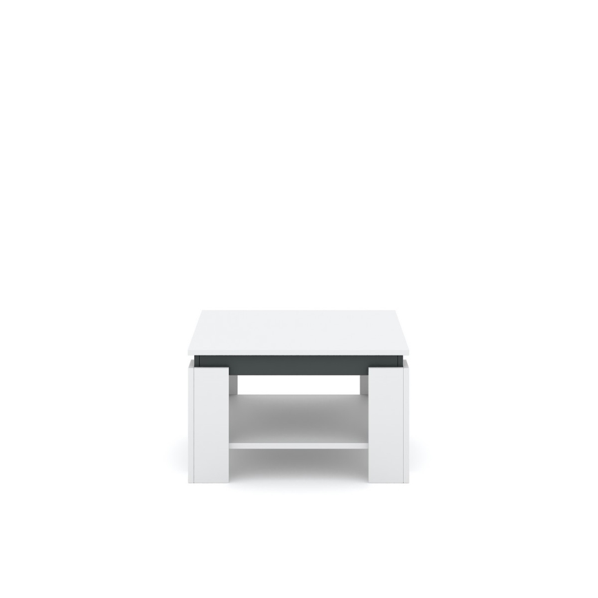 Salontafel OLAF wit/antraciet