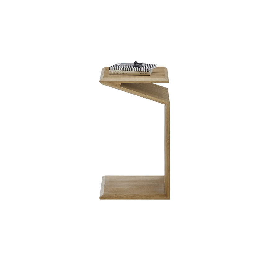 Salontafel met verticale en horizontale verstelopties PRISM 60x40 cm eiken