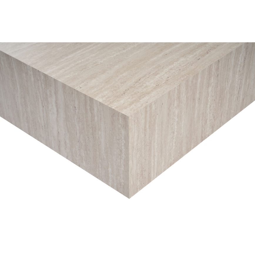 Salontafel PRIZMA 90x90 cm beige