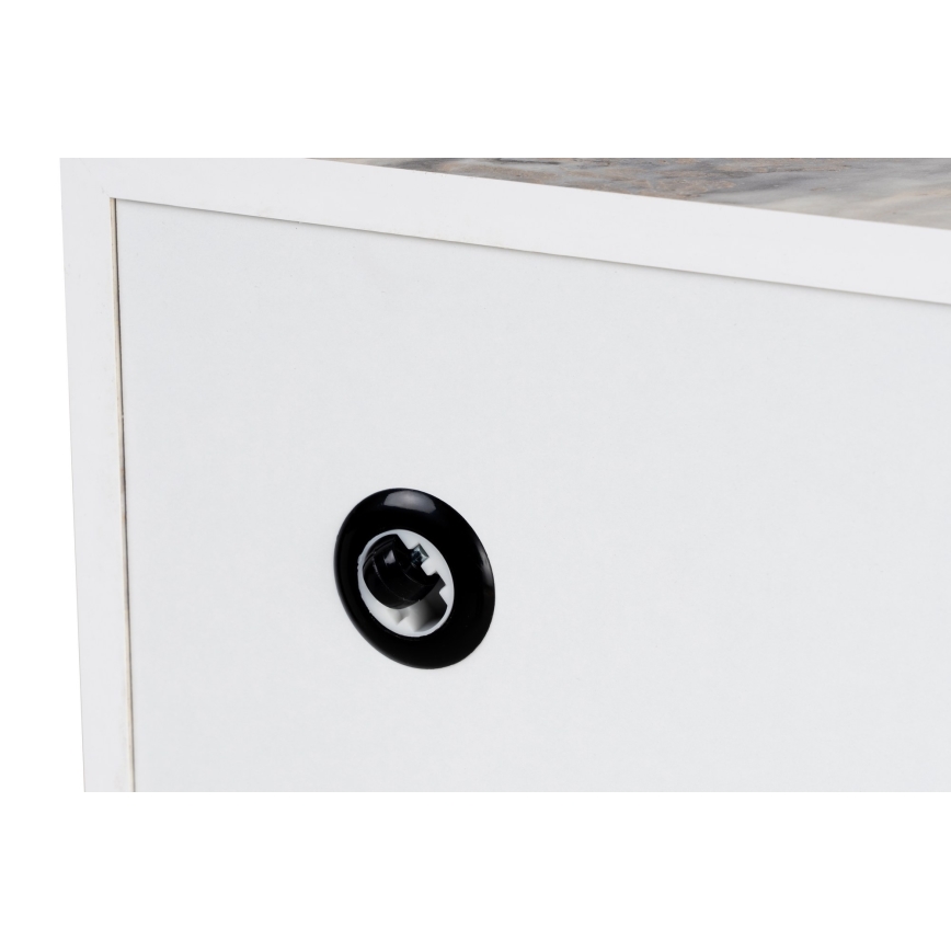 Salontafel PRIZMA 90x90 cm marmer