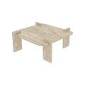 Salontafel PURO 90x90 cm beige