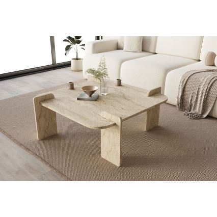 Salontafel PURO 90x90 cm beige