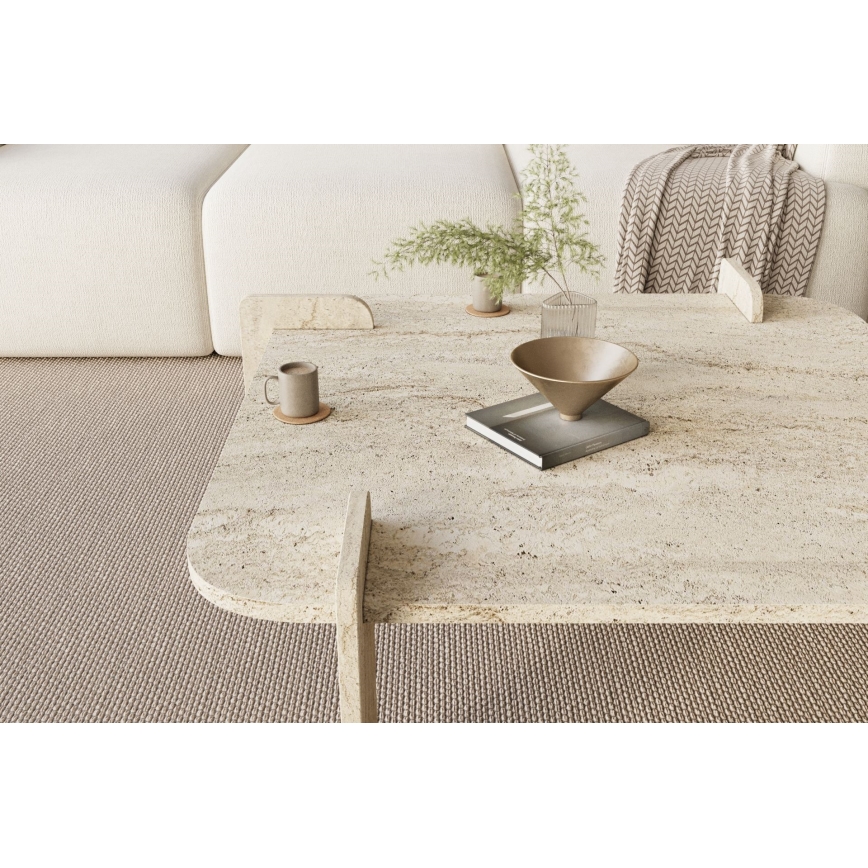Salontafel PURO 90x90 cm beige