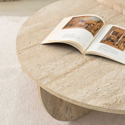 Salontafel REST, marmerlook beige