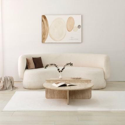 Salontafel REST, marmerlook beige
