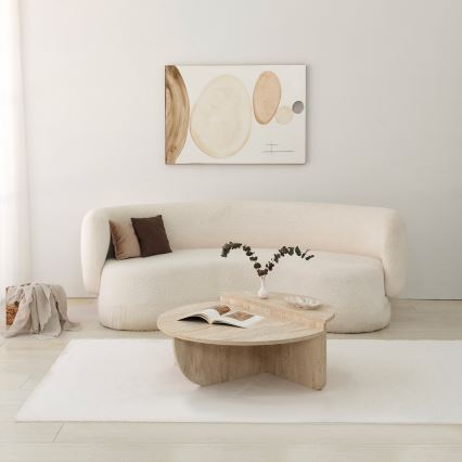 Salontafel REST, marmerlook beige