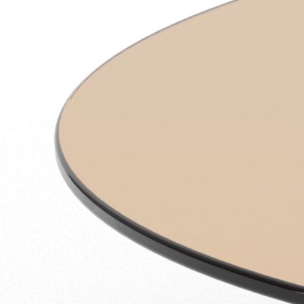 Salontafel SANOS 80 cm, rookbruin