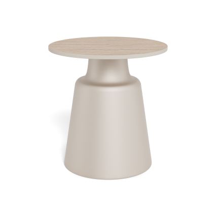 Salontafel SANTORINI Ø 45 cm beige/grijs/keramiek
