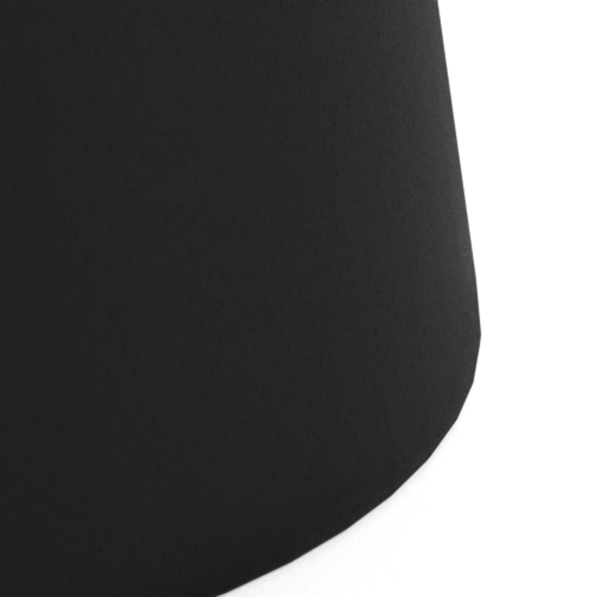 Salontafel SANTORINI, Ø 45 cm, wit/zwart/keramiek