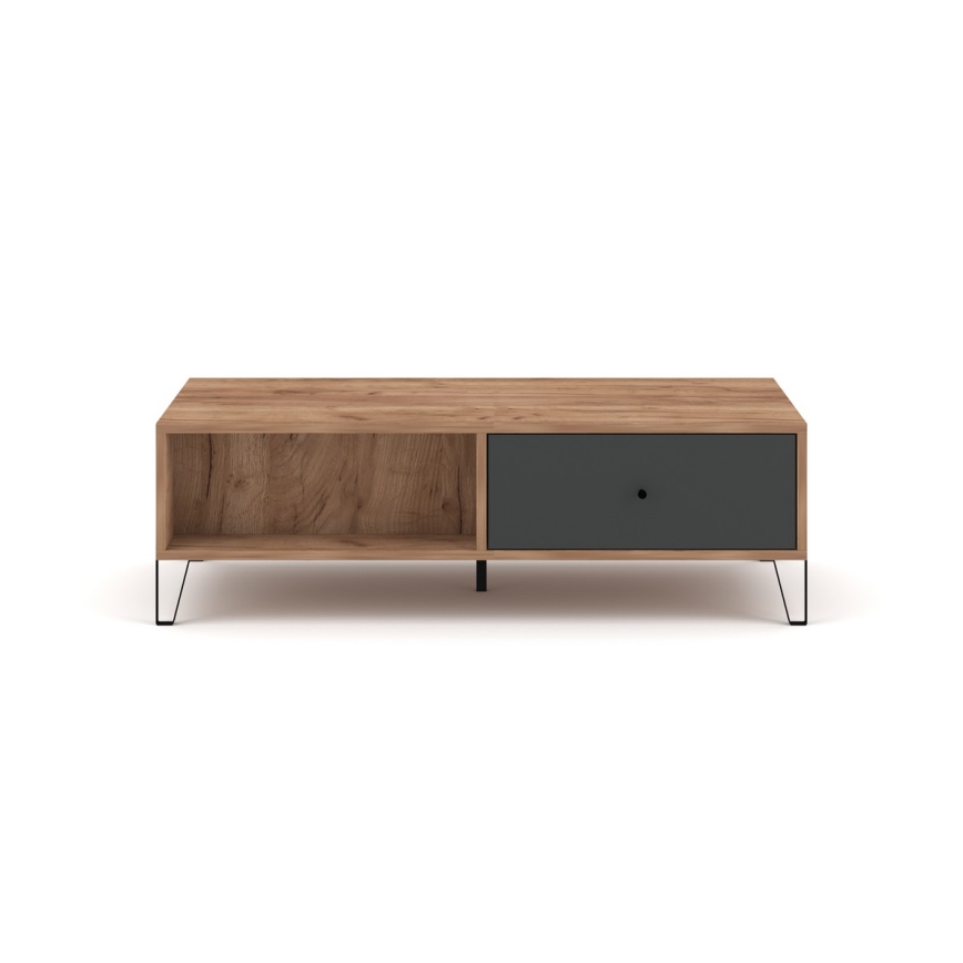 Salontafel SULA eik craft/zwart