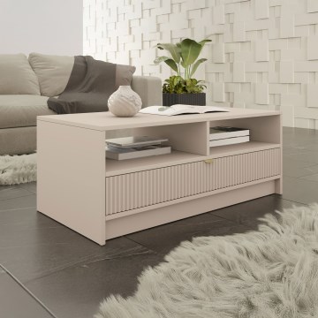 Salontafel TIRENO 40x100 cm beige