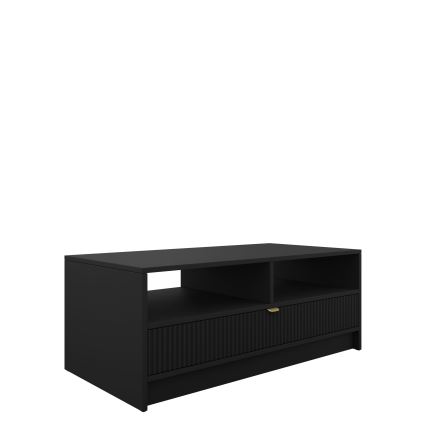 Salontafel TIRENO 40x100 cm zwart