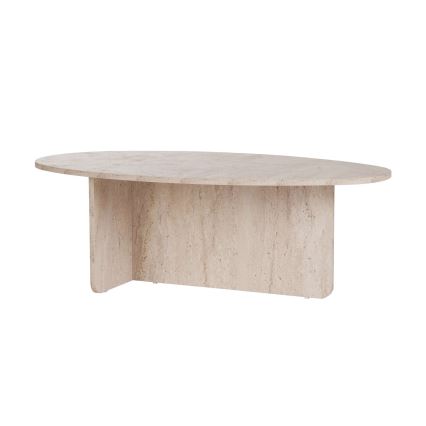 Salontafel VARUM 120 x 65 cm, beige