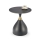 Salontafel VERO Ø 50 cm zwart/goud