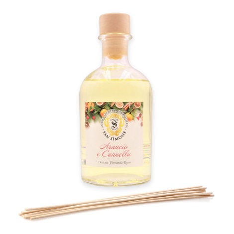 San Simone - Diffuseur de parfum avec bâtonnets ARANCIO CANNELLA 250 ml