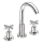 Sapho - 3-gats wastafelmengkraan AXIA RETRO 23,8 cm glanzend chroom