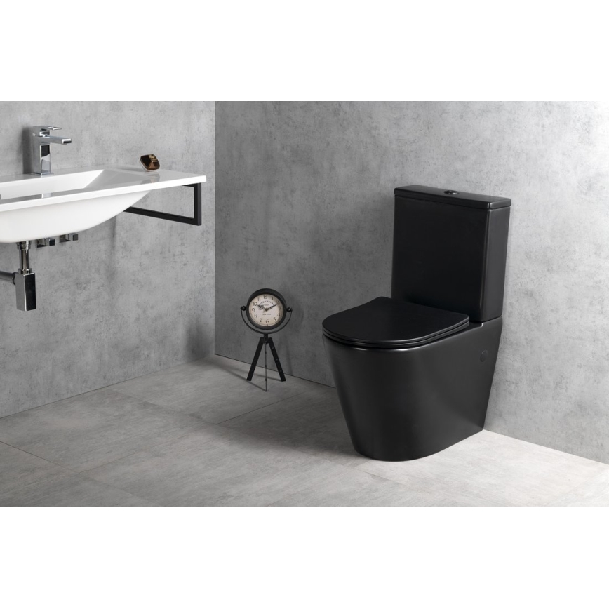 Sapho - Abattant de WC SoftClose PACO noir