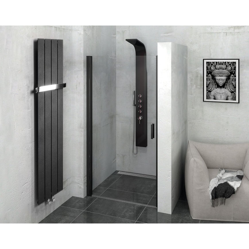 Sapho - Badkamerradiator COLONNA 180x29 cm zwart