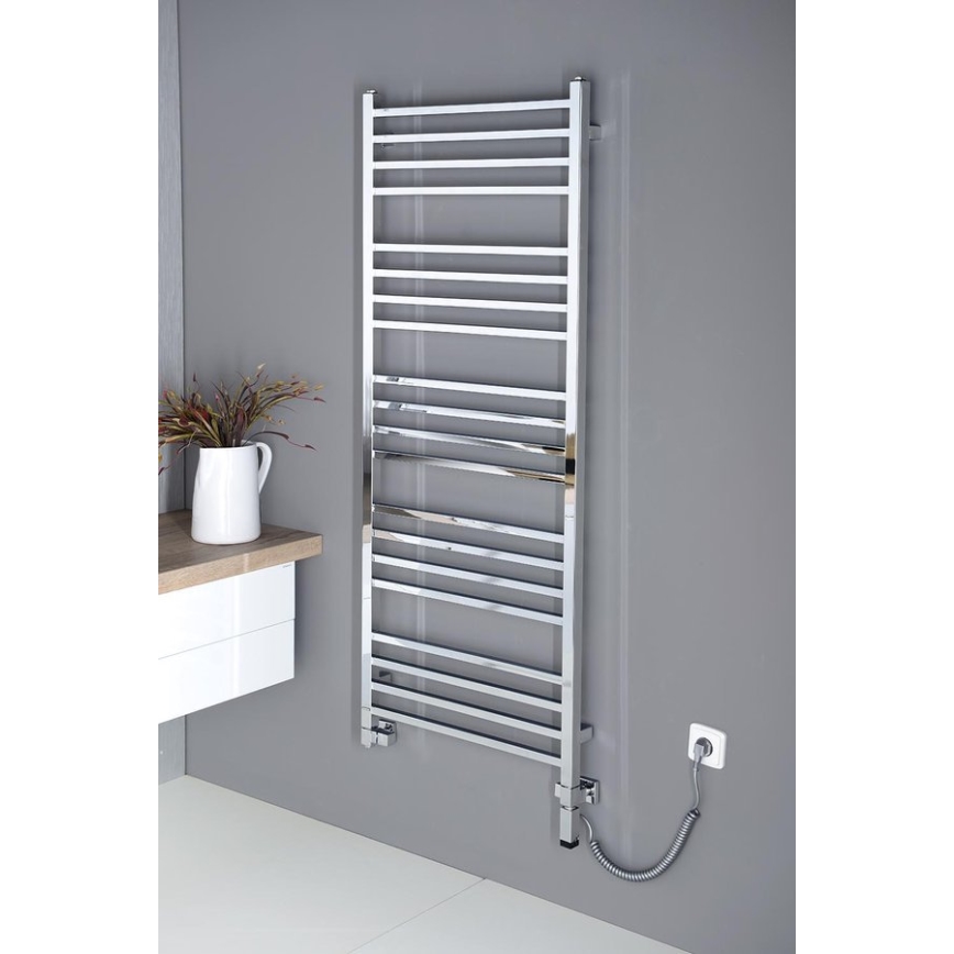 Sapho - Badkamerradiator METRO 497W/230V 60x153 cm glanzend chroom