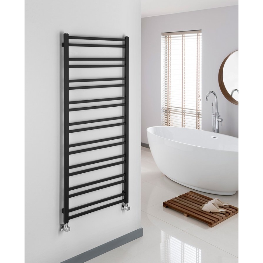 Sapho - Badkamerradiator METRO DOS 476W/230V 55x143 cm mat zwart