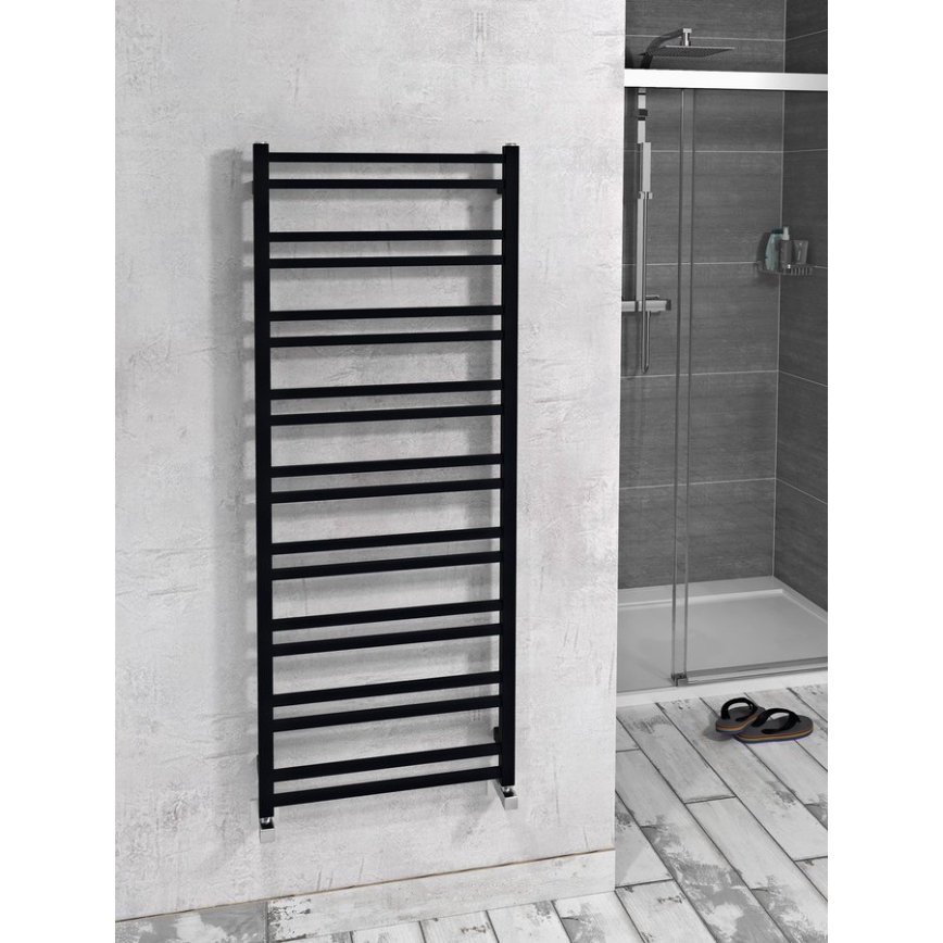 Sapho - Badkamerradiator METRO DOS 476W/230V 55x143 cm mat zwart