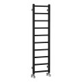Sapho - Badkamerradiator METRO LIGHT 114x30cm mat zwart