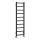 Sapho - Badkamerradiator METRO LIGHT 114x30cm mat zwart