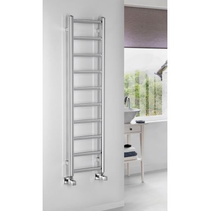 Sapho - Badkamerradiator METRO LIGHT 211W/230V 30x114 cm glanzend chroom
