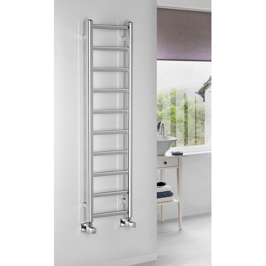 Sapho - Badkamerradiator METRO LIGHT 211W/230V 30x114 cm glanzend chroom