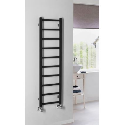 Sapho - Badkamerradiator METRO LIGHT 211W 30x114 cm mat zwart