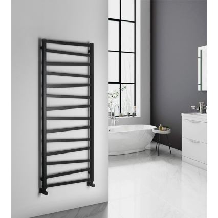 Sapho - Badkamerradiator ZIG 709W 60x157 cm zwart