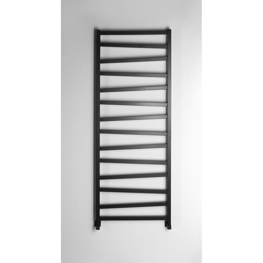 Sapho - Badkamerradiator ZIG 709W 60x157 cm zwart
