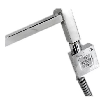 Sapho - Barre chauffante avec thermostat KTX 400W, chrome brillant