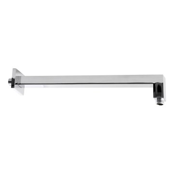 Sapho - Bras de douche carré 40 cm chrome brillant