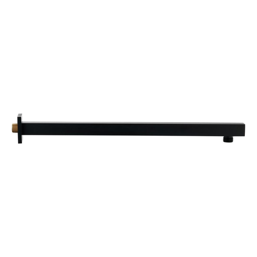 Sapho - Douche arm hoekig 40 cm mat zwart