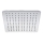 Sapho - Douche de tête SLIM 25x25 cm poli acier inoxydable