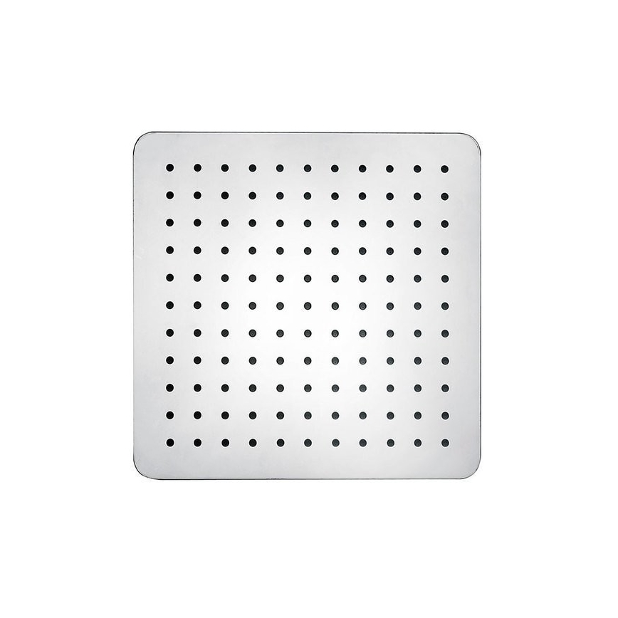 Sapho - Douche de tête SLIM 25x25 cm poli acier inoxydable