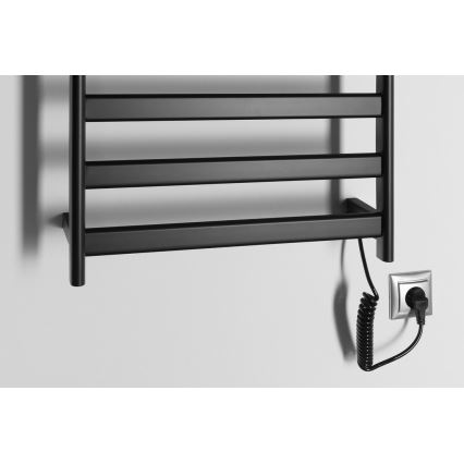 Sapho - Elektrische handdoekdroger ELIAS 105 W 73 x 49 cm mat zwart