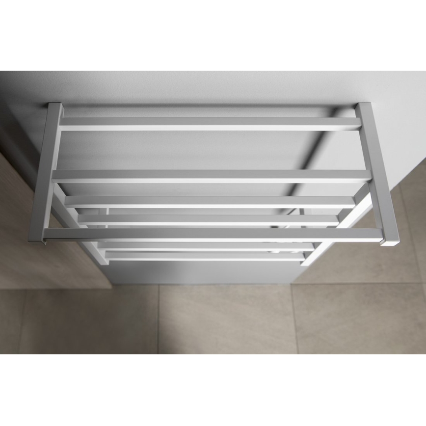 Sapho - Elektrische handdoekdroger ELZOR 60W 47x50 cm mat wit
