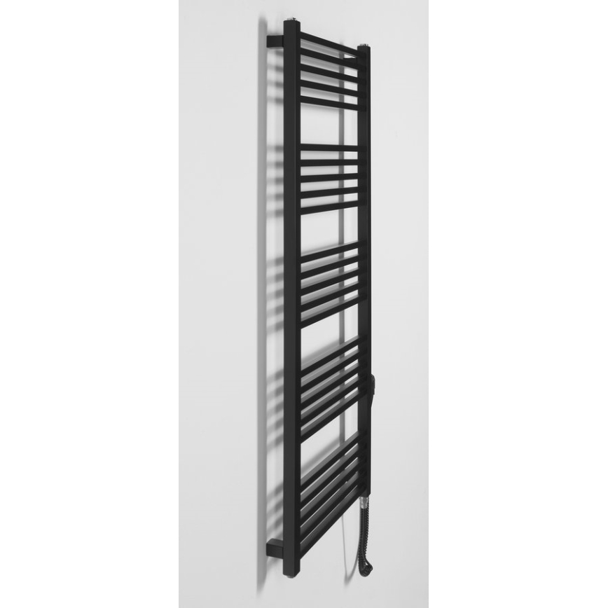 Sapho - Elektrische handdoekdroger METRO-E 500W 134x50 cm mat zwart