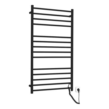 Sapho - Elektrische handdoekdroger REDONDO 130Wn116x63 cm mat zwart
